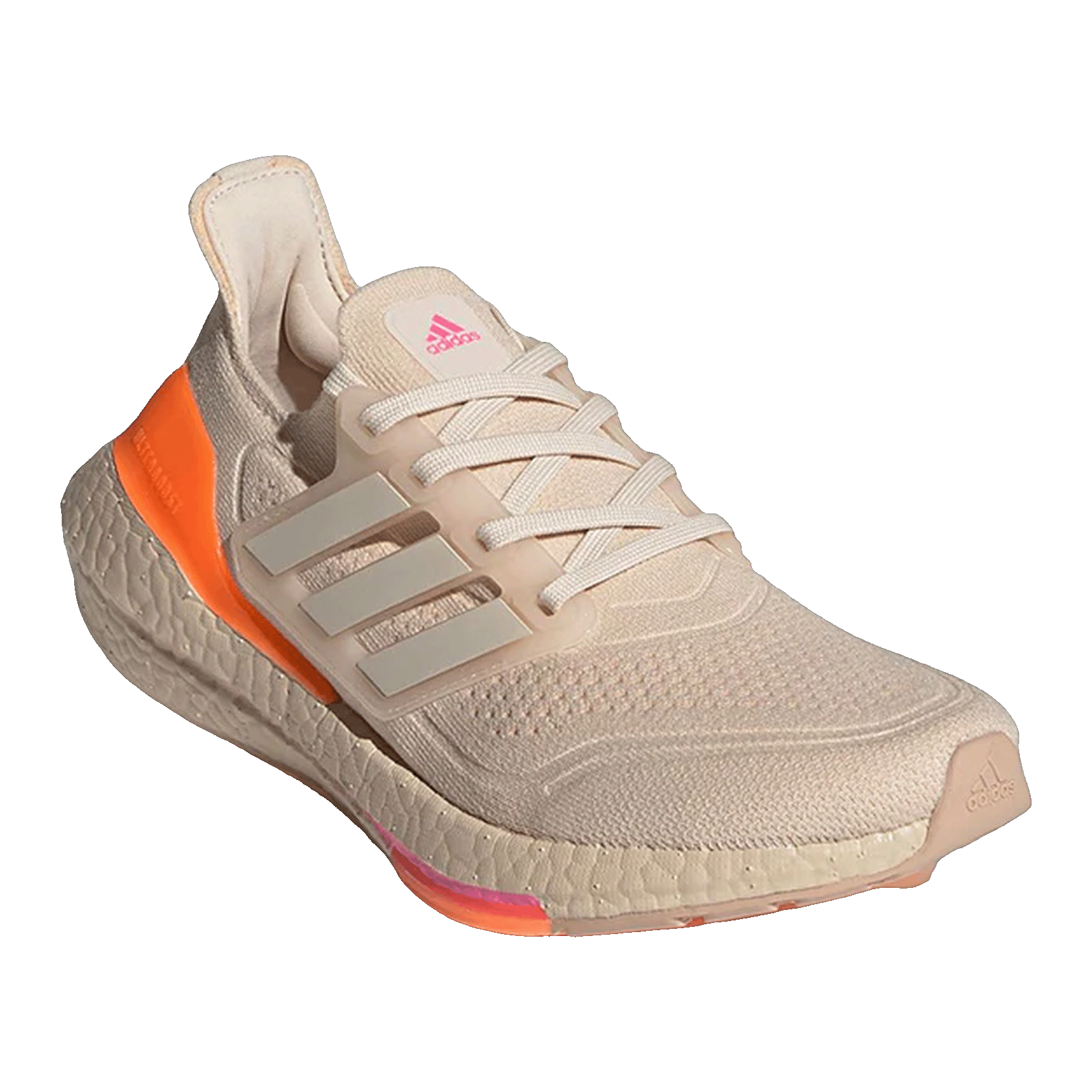 adidas Ultra Boost 21 Halo Ivory Ultra Pop (W) Side FZ1919