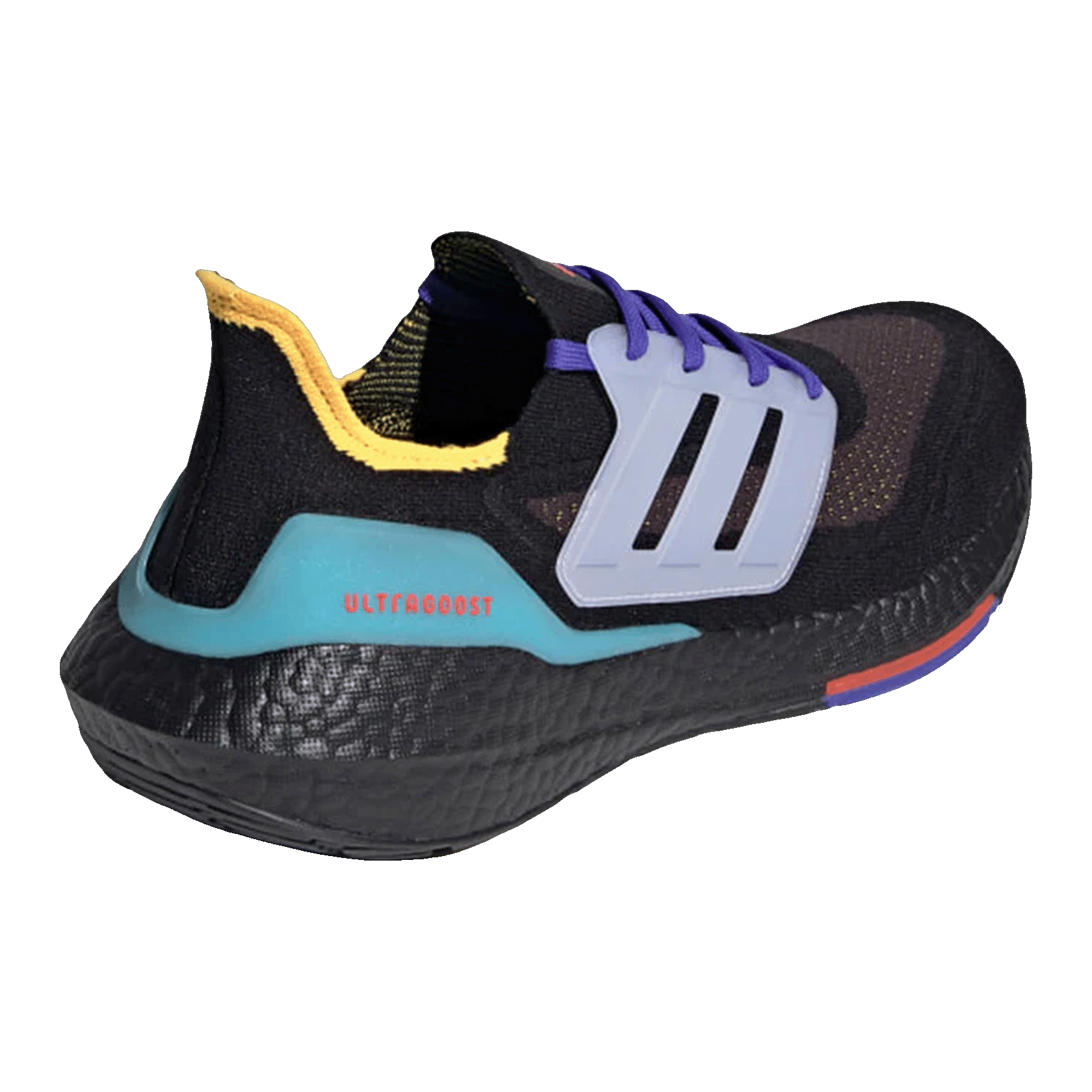adidas Ultra Boost 21 Pulse Aqua Black Back S23870