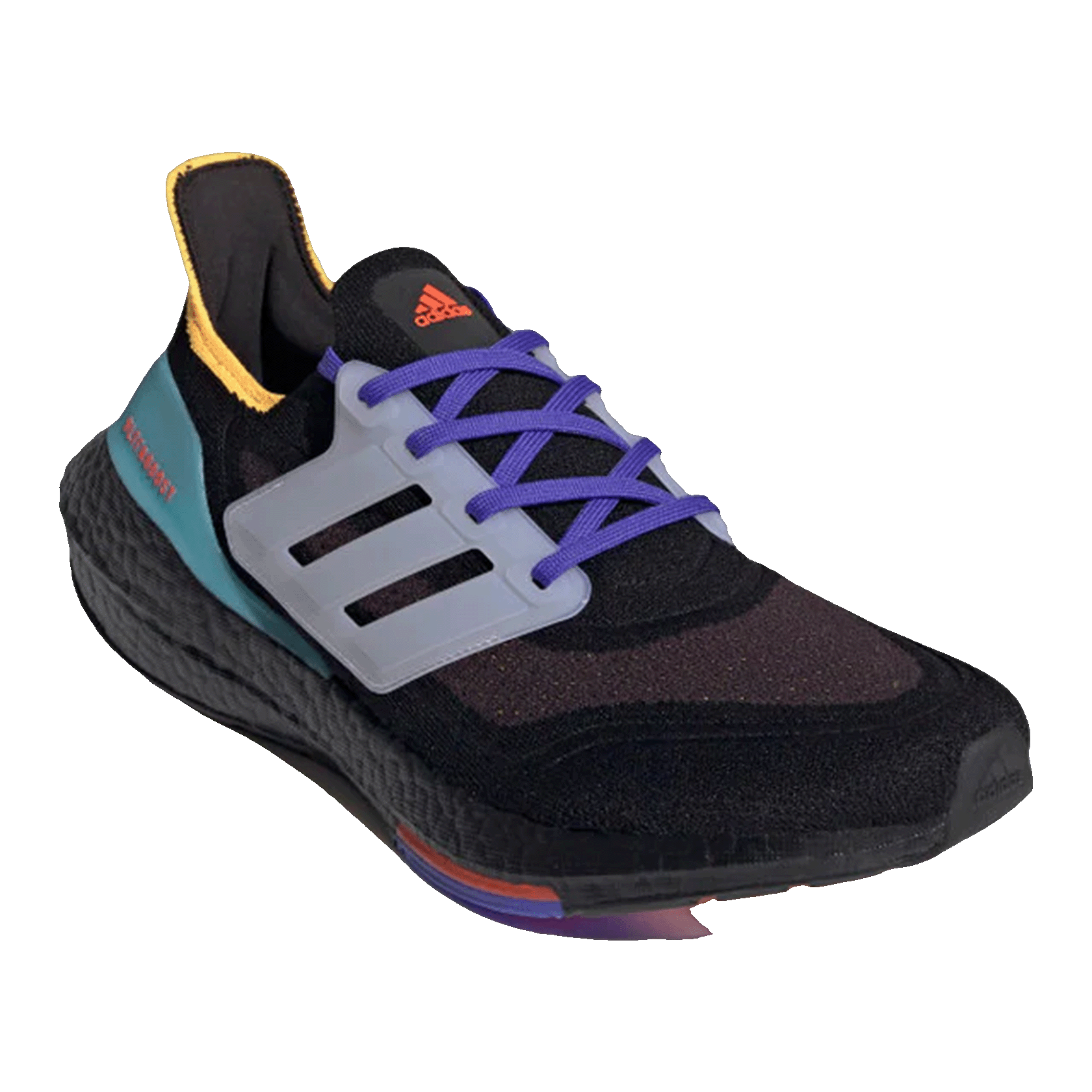adidas Ultra Boost 21 Pulse Aqua Black Side S23870