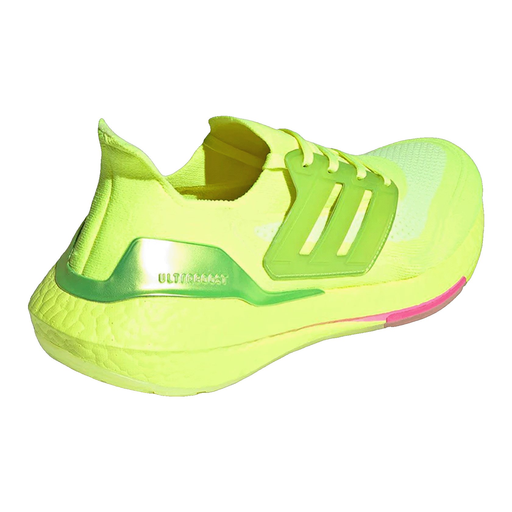 adidas Ultra Boost 21 Solar Yellow Back FY0848