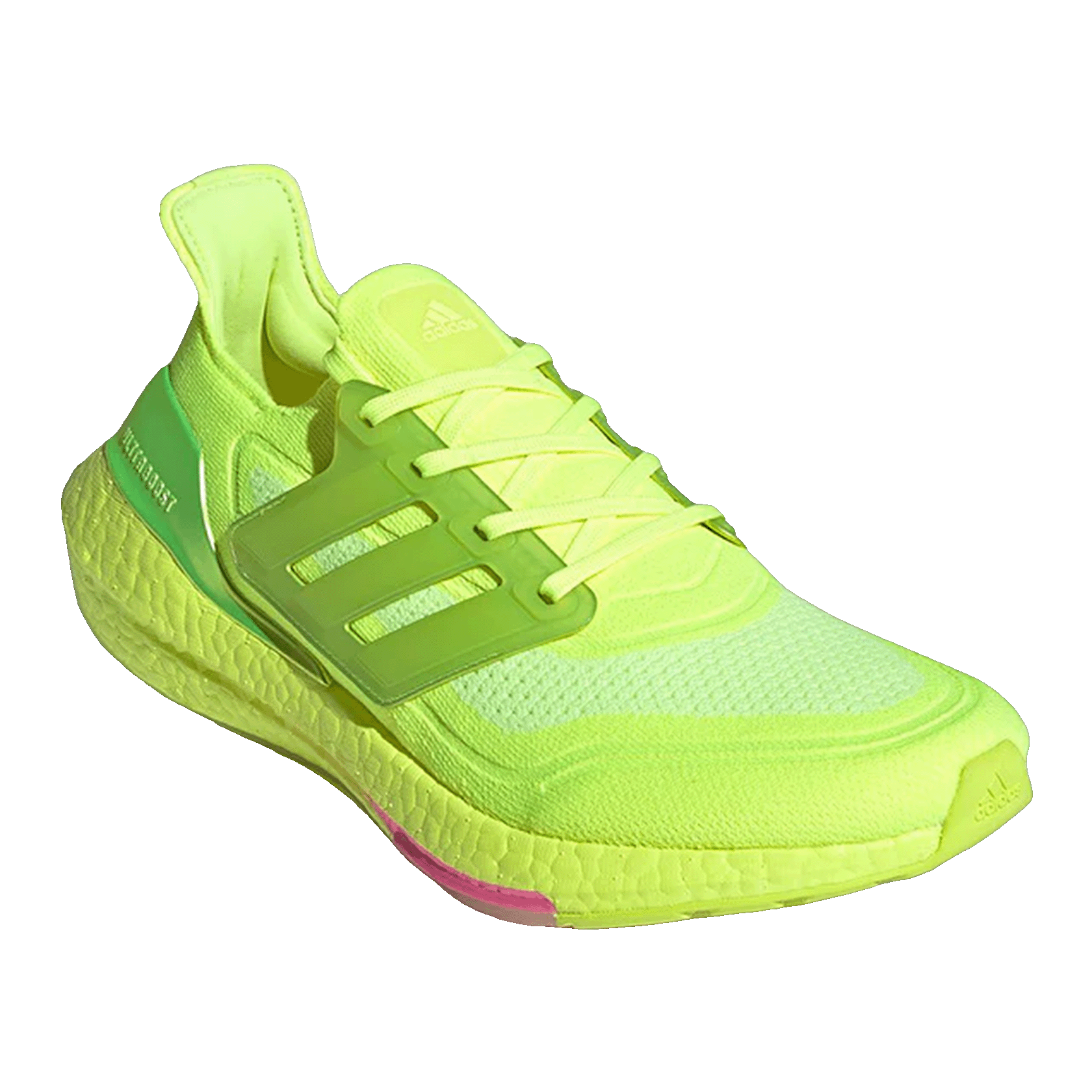 adidas Ultra Boost 21 Solar Yellow Side FY0848