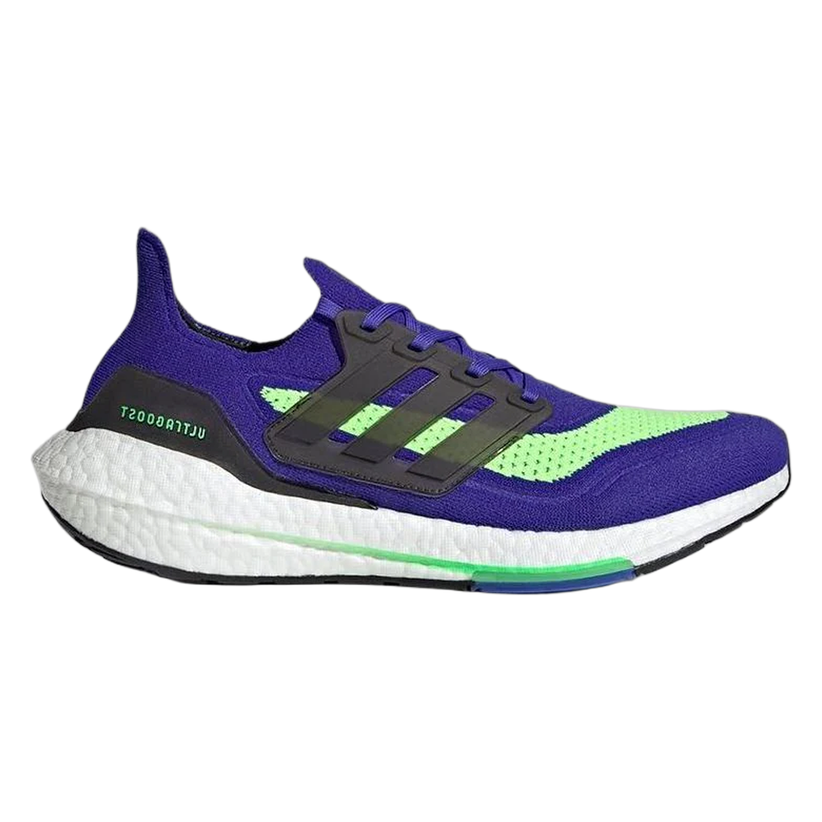 adidas Ultra Boost 21 Sonic Ink Screaming Green S23873