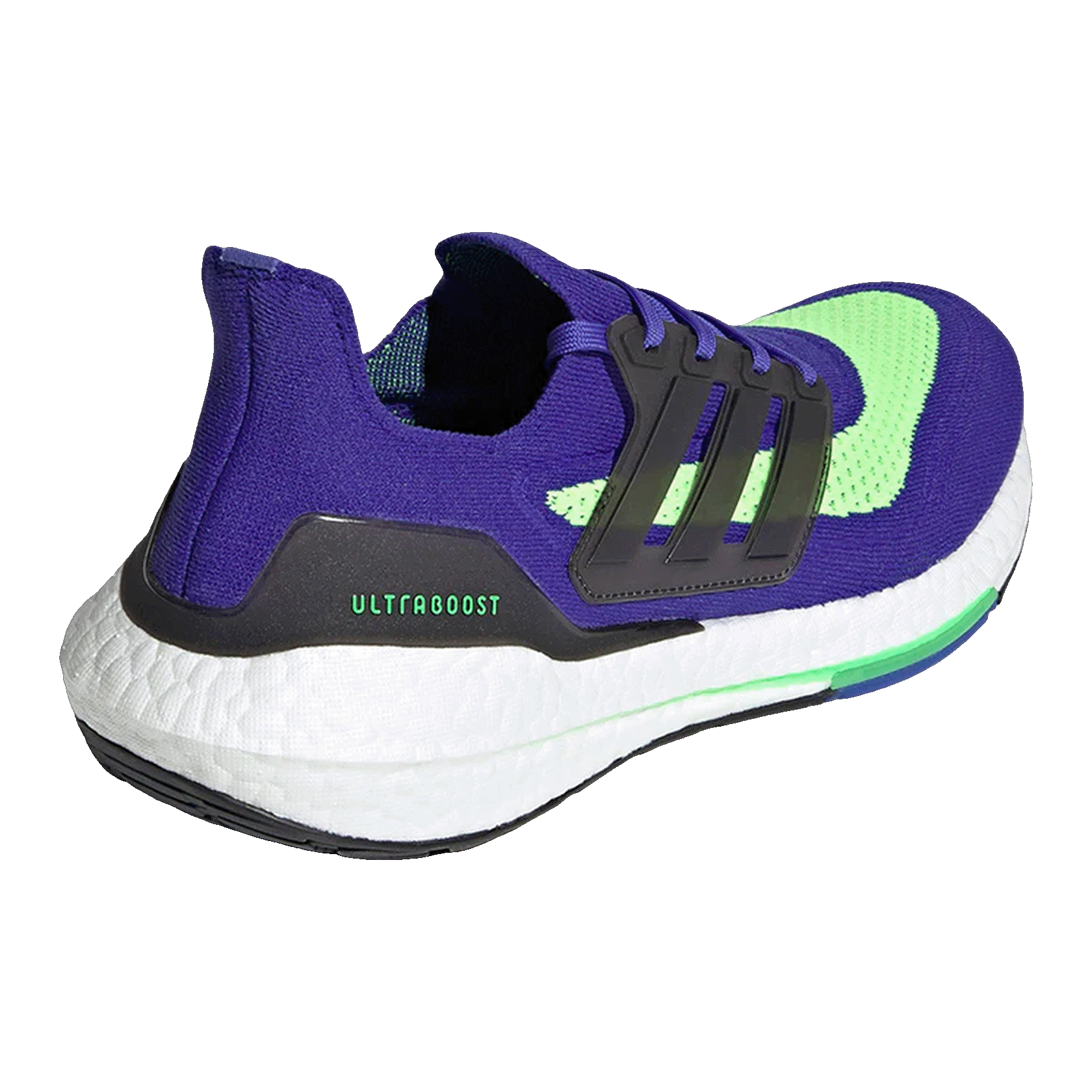 adidas Ultra Boost 21 Sonic Ink Screaming Green Back S23873