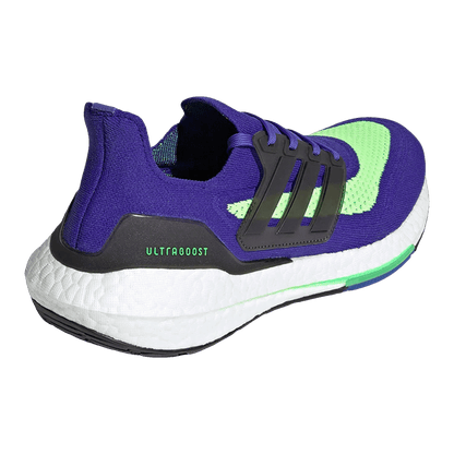 adidas Ultra Boost 21 Sonic Ink Screaming Green Back S23873