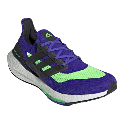 adidas Ultra Boost 21 Sonic Ink Screaming Green Side S23873