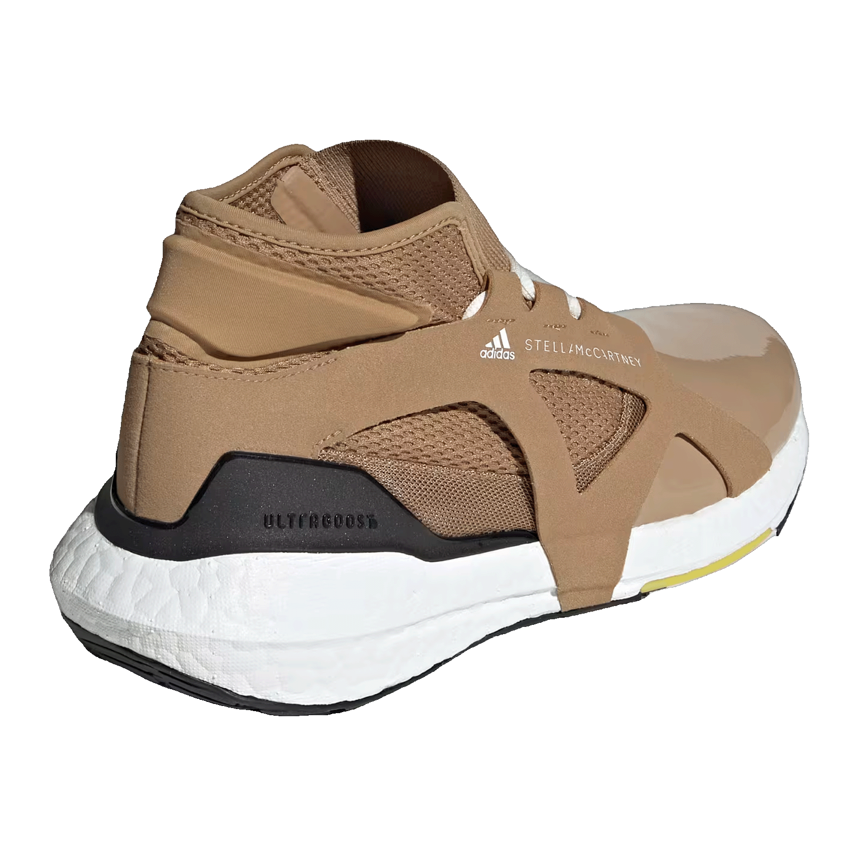 adidas Ultra Boost 21 Stella McCartney Brown White Vapour (W) Back HQ5963