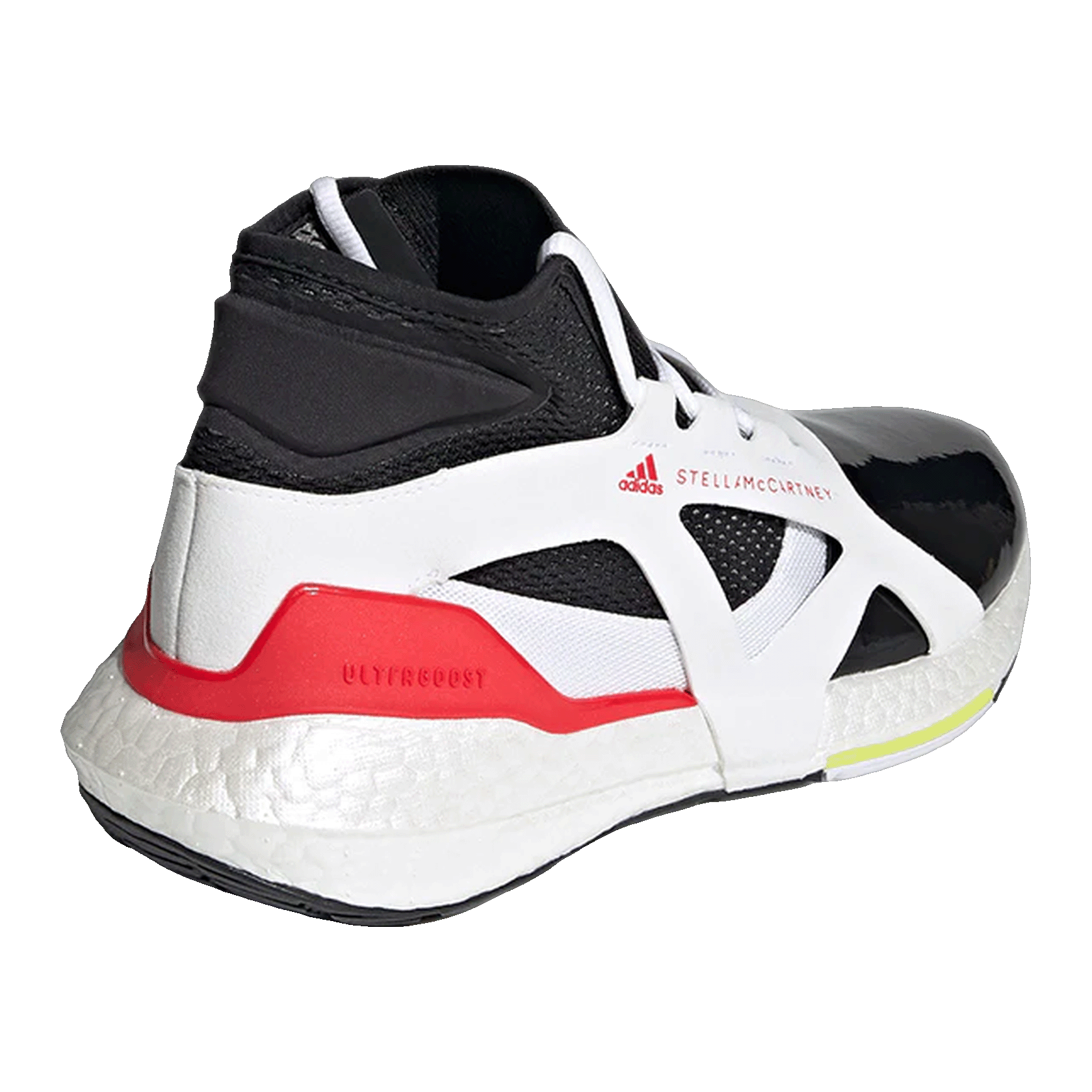 adidas Ultra Boost 21 Stella McCartney White Black (W) Back FZ3044