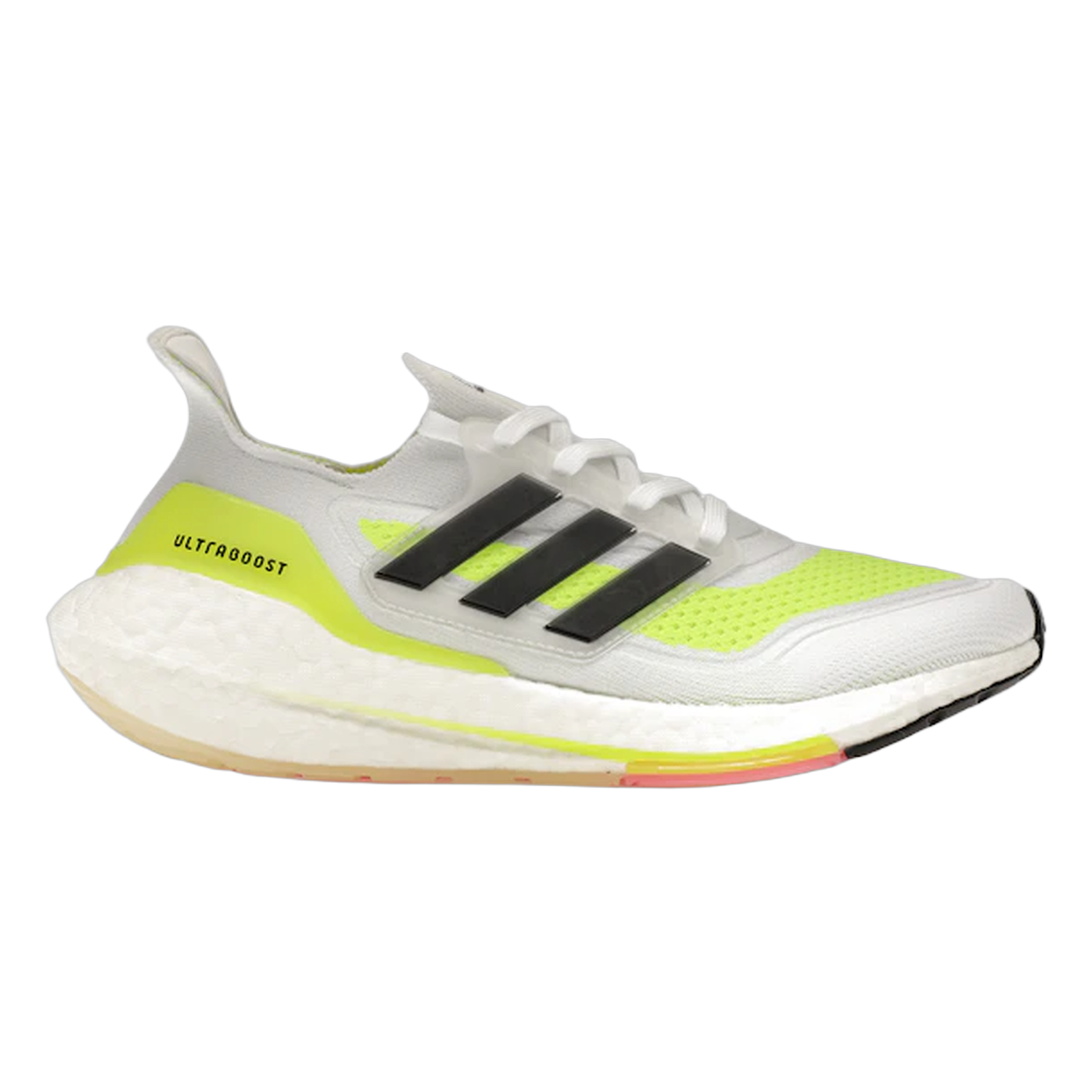 adidas Ultra Boost 21 White Solar Green (W) FY0401