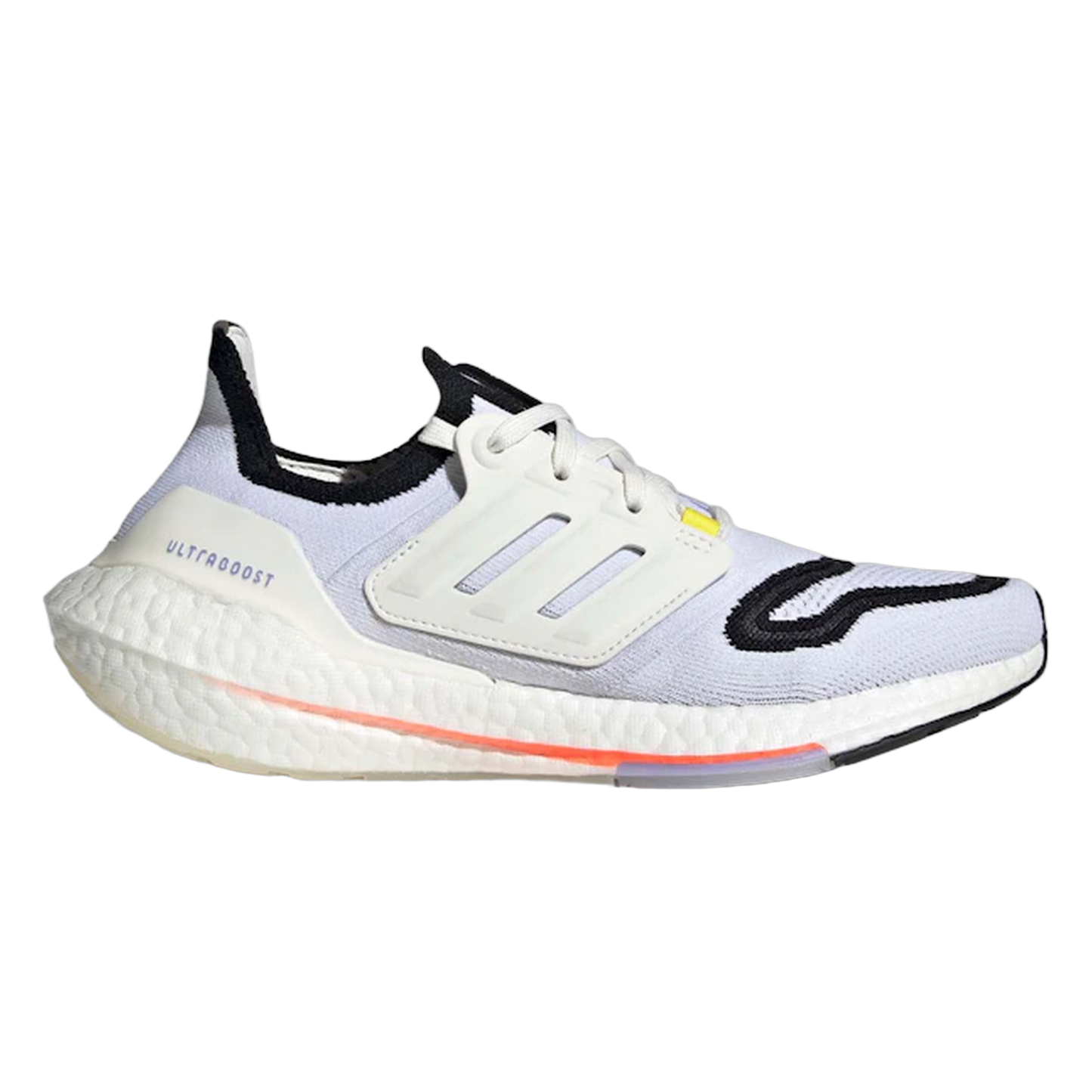 adidas Ultra Boost 22 White Black Solar Red (W) GX8017