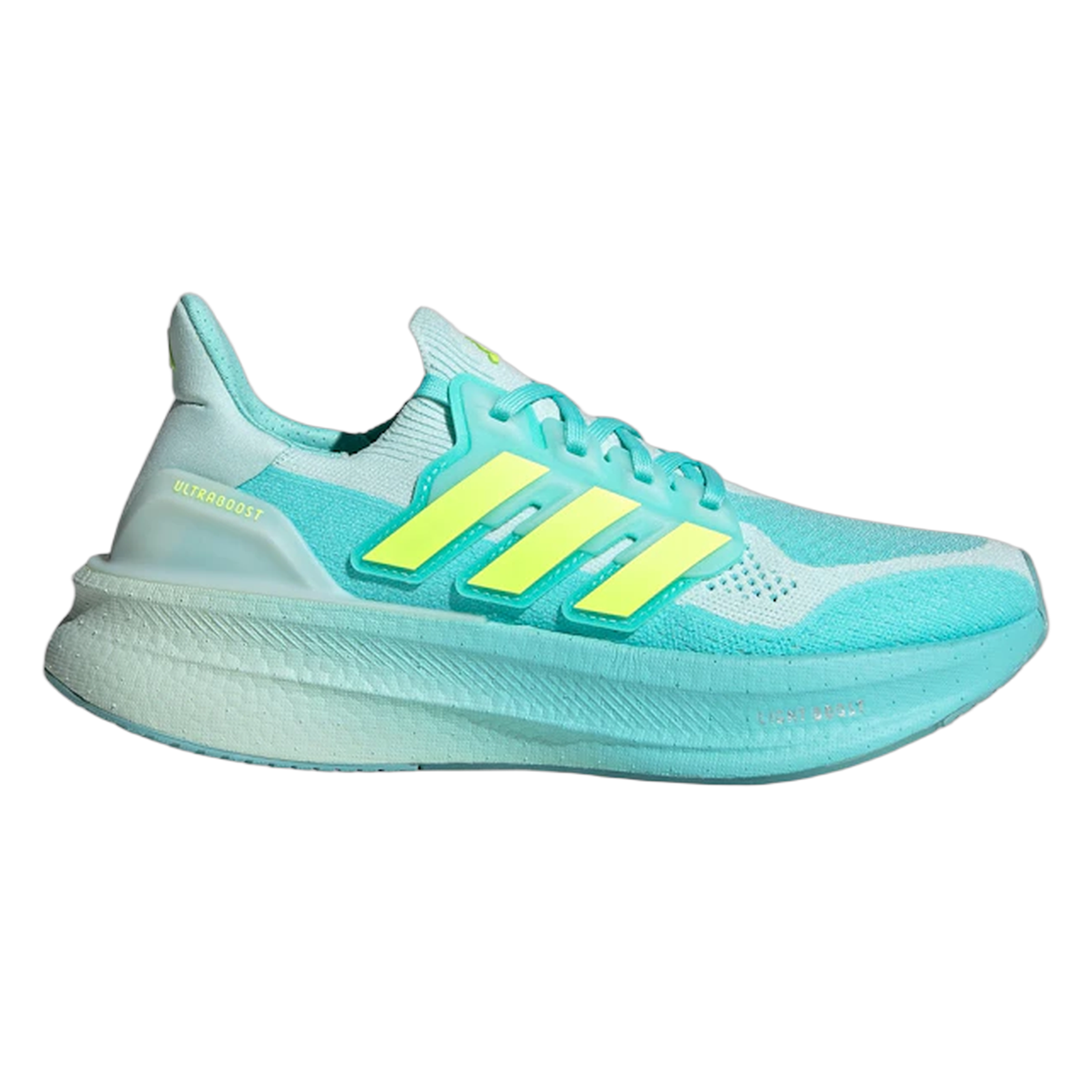 adidas Ultra Boost 5 Flash Aqua Hi-Res Yellow Halo Mint (W) JQ2911