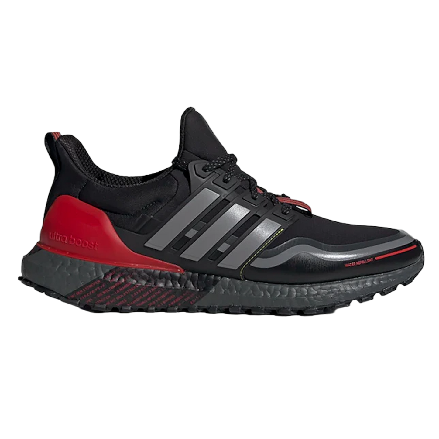 adidas Ultra Boost Guard Black Grey Scarlet FU9464