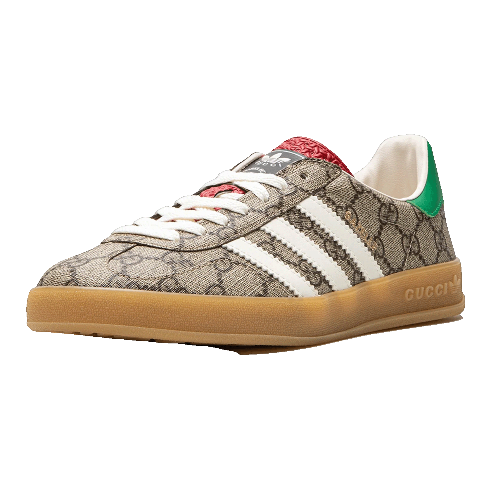 adidas x Gucci Gazelle Beige GG Monogram Side IE2262/715222 FAAR3 9751