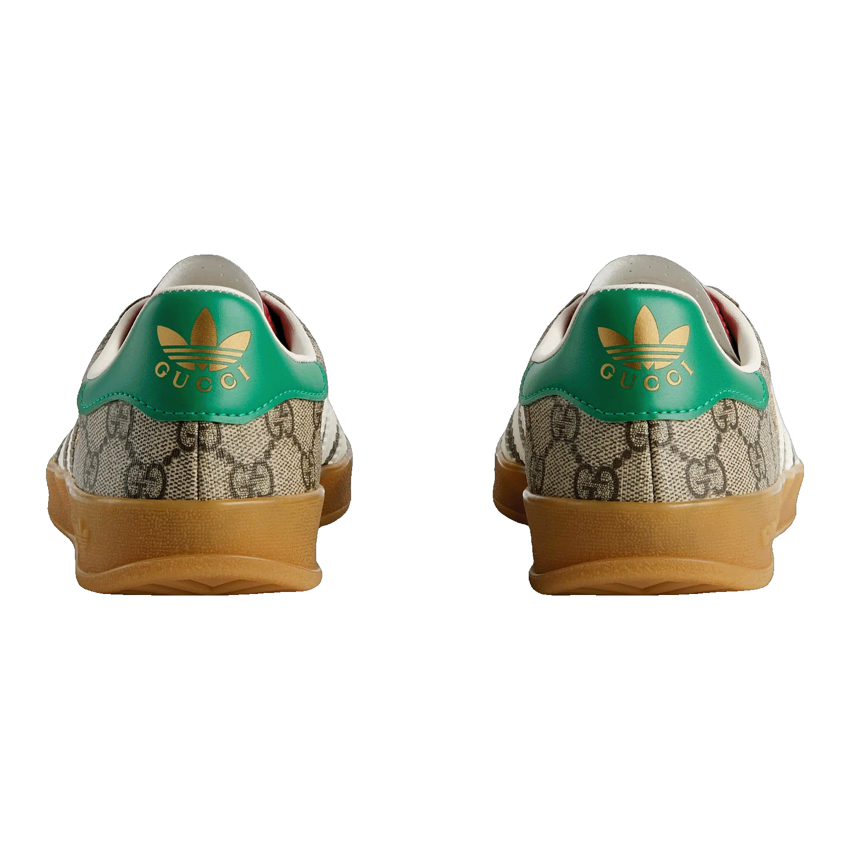 adidas x Gucci Gazelle Beige GG Monogram (W) Back IE4796