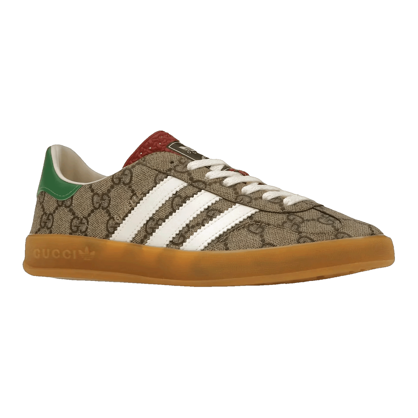 adidas x Gucci Gazelle Beige GG Monogram (W) Side IE4796