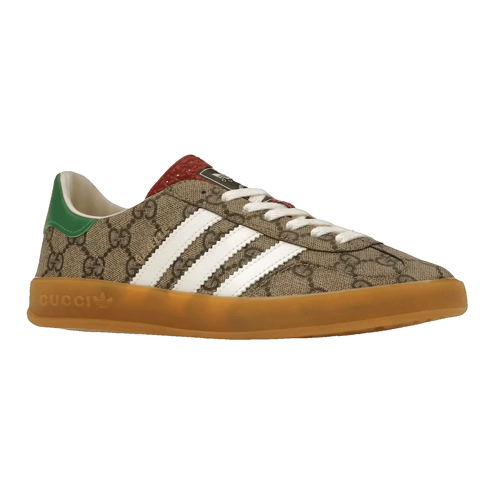 adidas x Gucci Gazelle Beige GG Monogram (W) Side IE4796