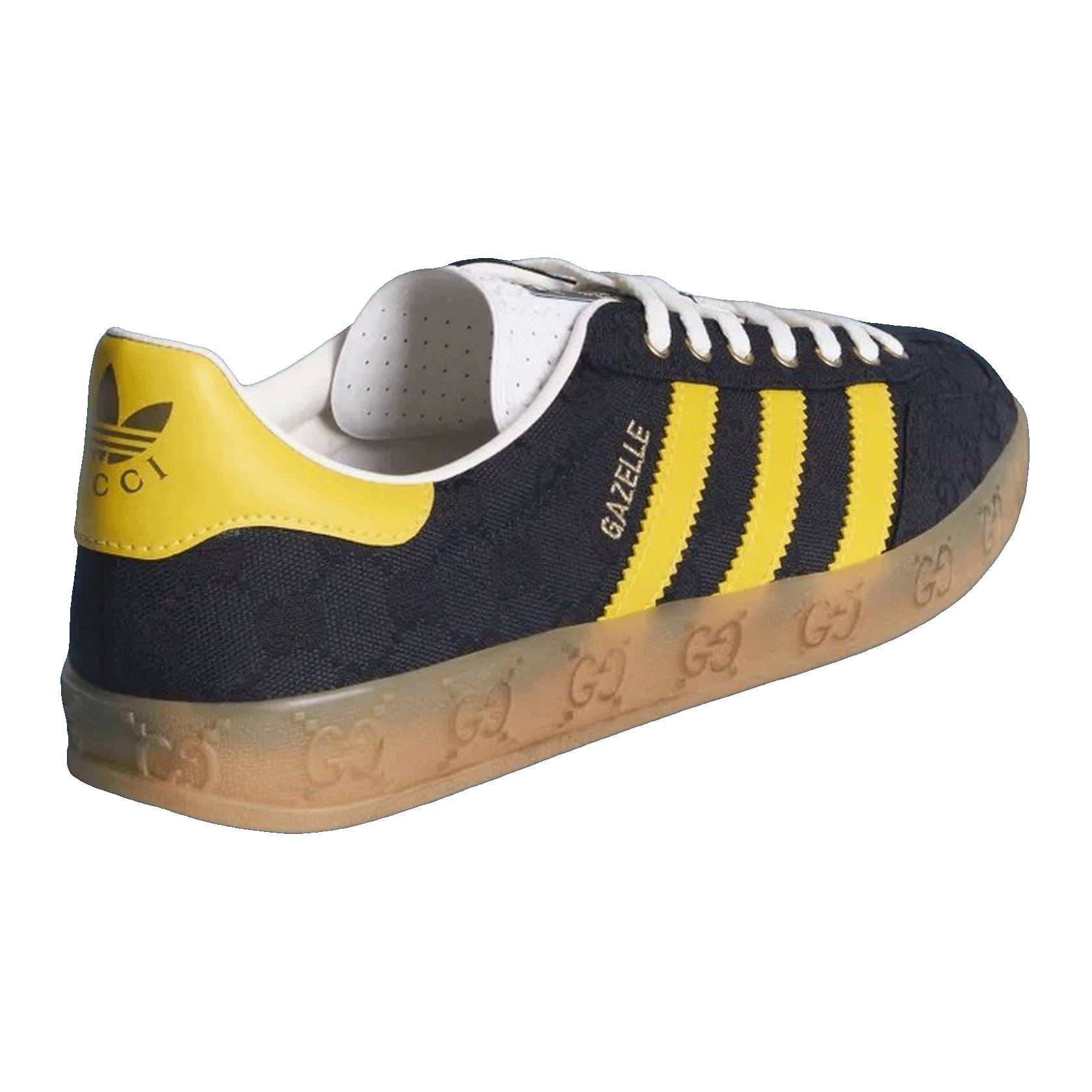 adidas x Gucci Gazelle Black GG Monogram Back IE2264