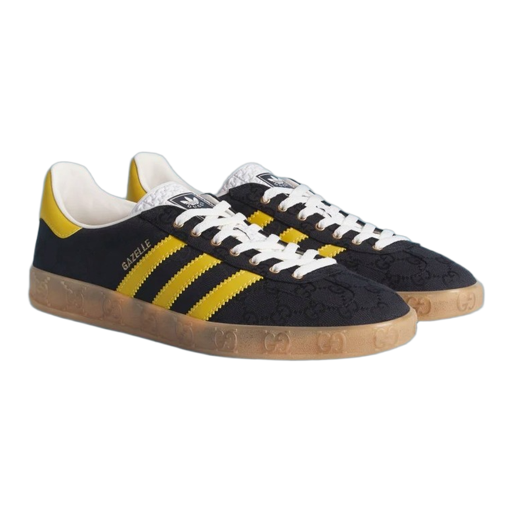 adidas x Gucci Gazelle Black GG Monogram Side IE2264