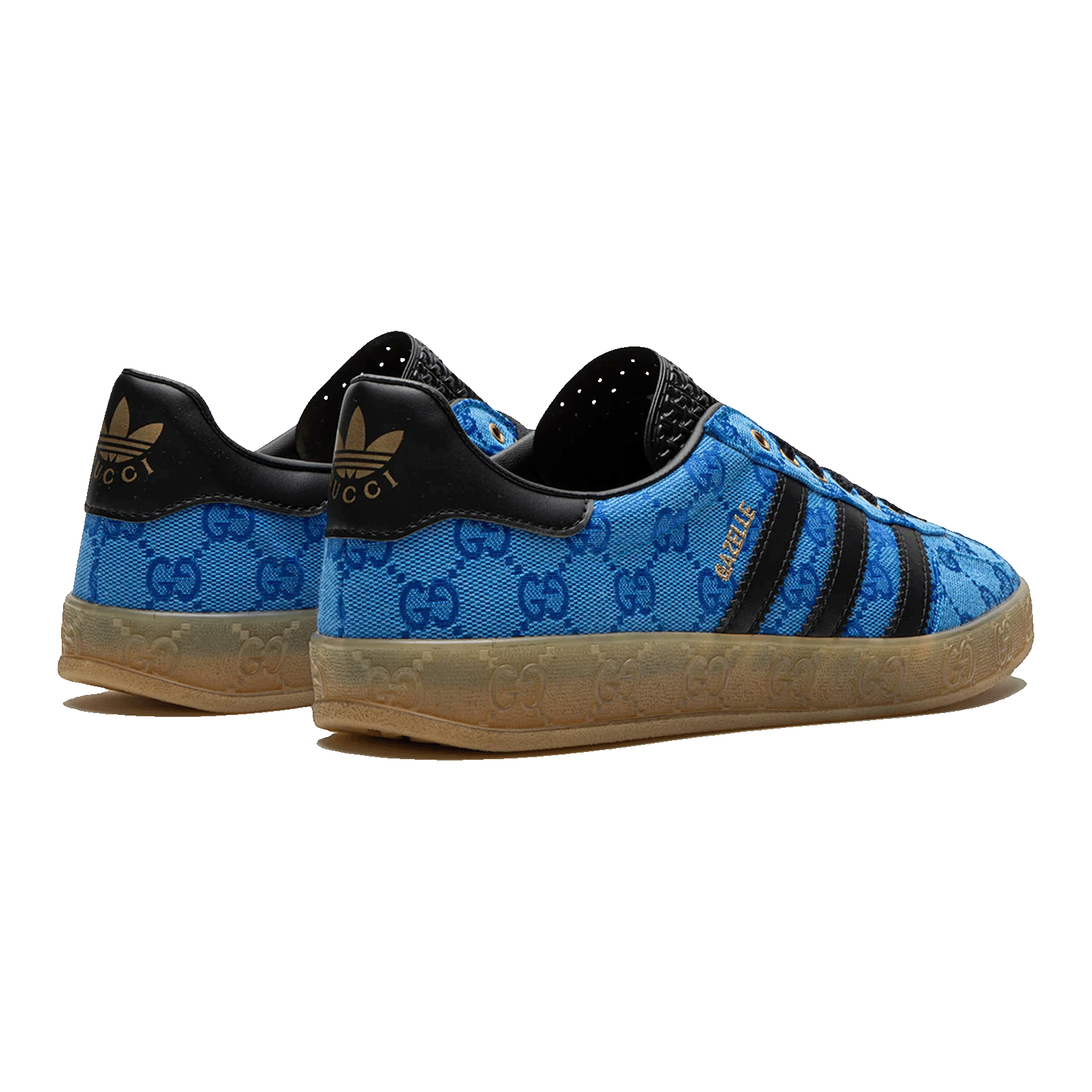 adidas x Gucci Gazelle Blue GG Monogram Back IE2265/737967 FAAW3 4349