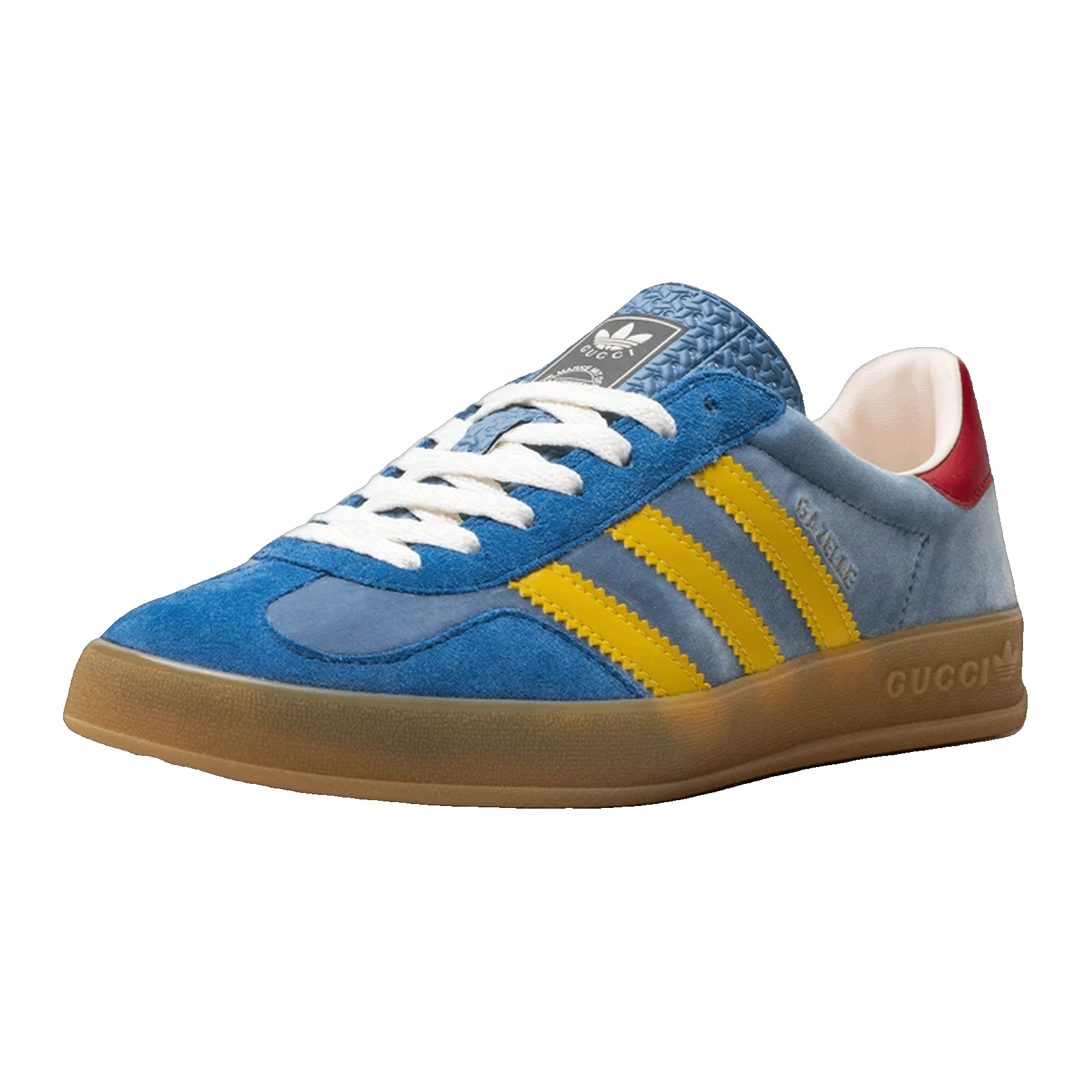 adidas x Gucci Gazelle Blue Side 7078489STU04860/HQ8851