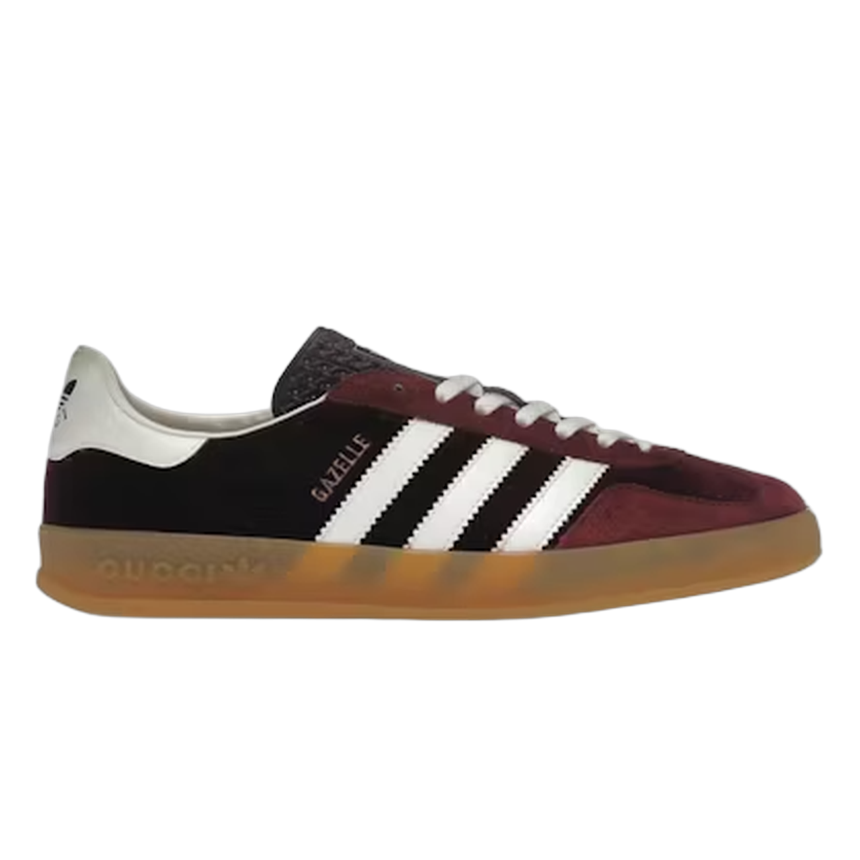 adidas x Gucci Gazelle Burgundy Velvet 707848 9STU0 6160
