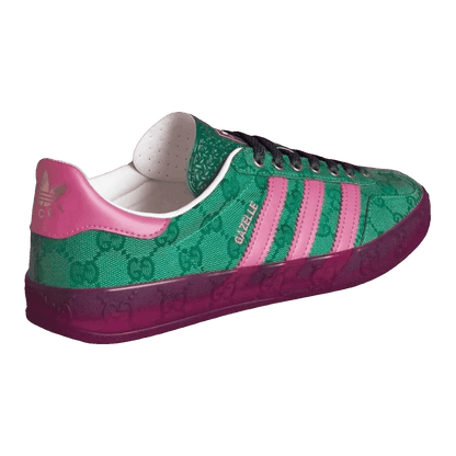 adidas x Gucci Gazelle Green GG Monogram (W) Back IE4795