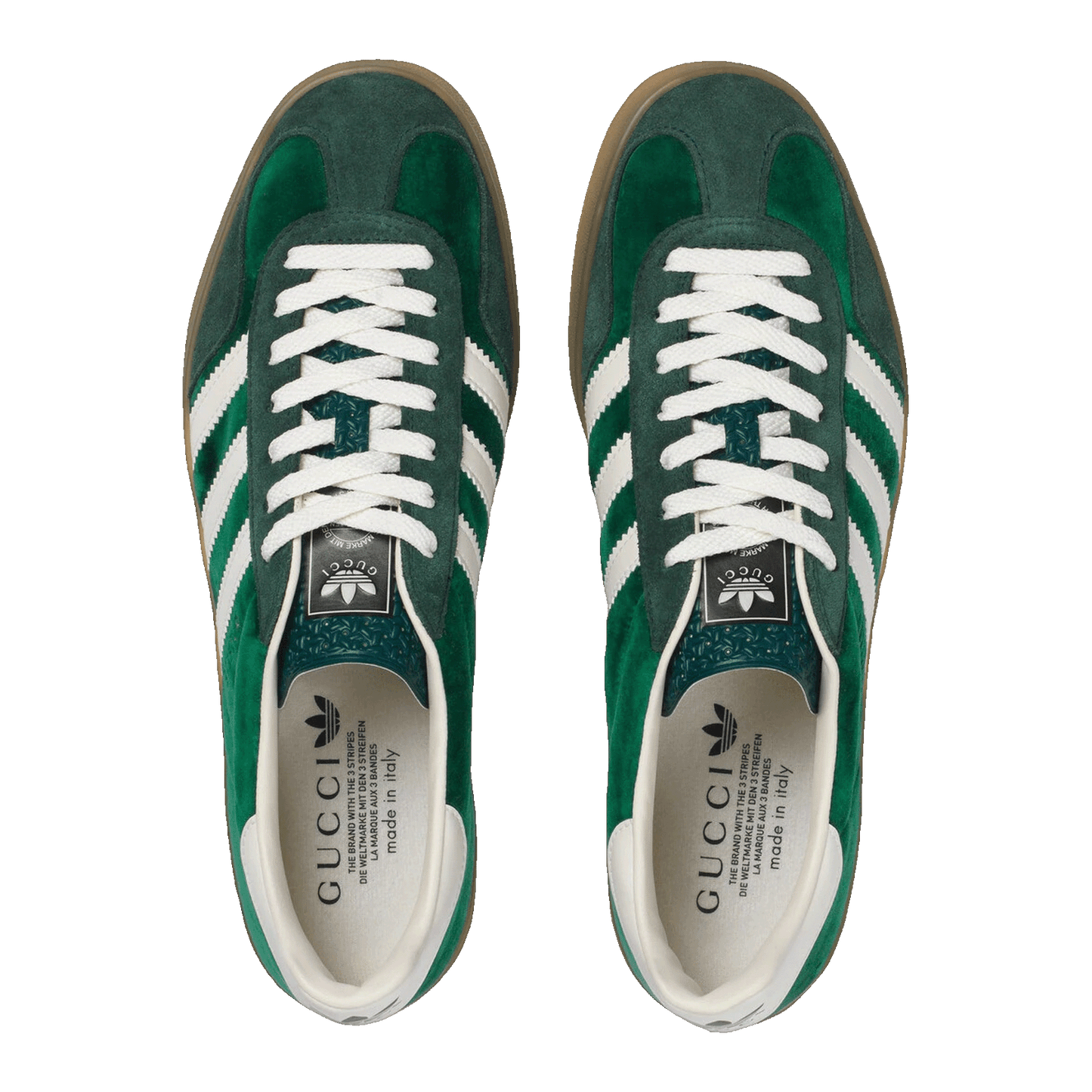 adidas x Gucci Gazelle Green Oben 7078489STU03170