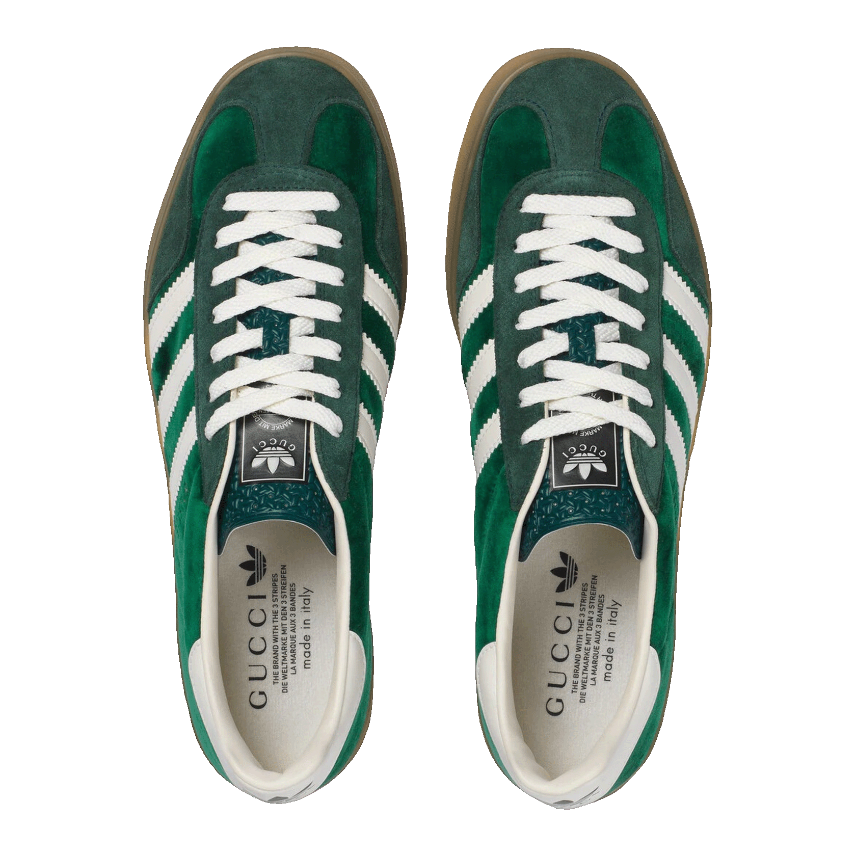 adidas x Gucci Gazelle Green Oben 7078489STU03170