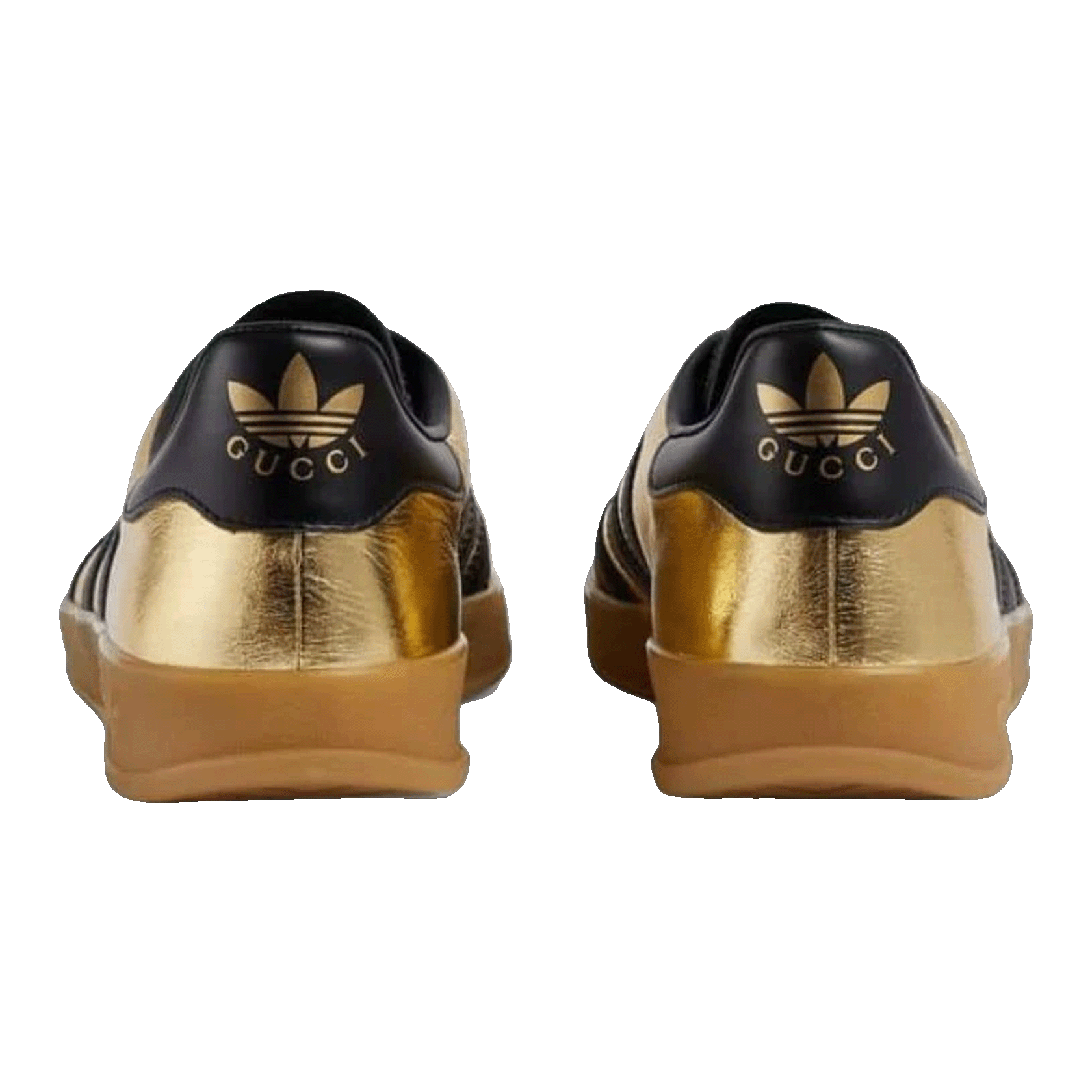 adidas x Gucci Gazelle Metallic Gold Back 707847 AAA2M 8043
