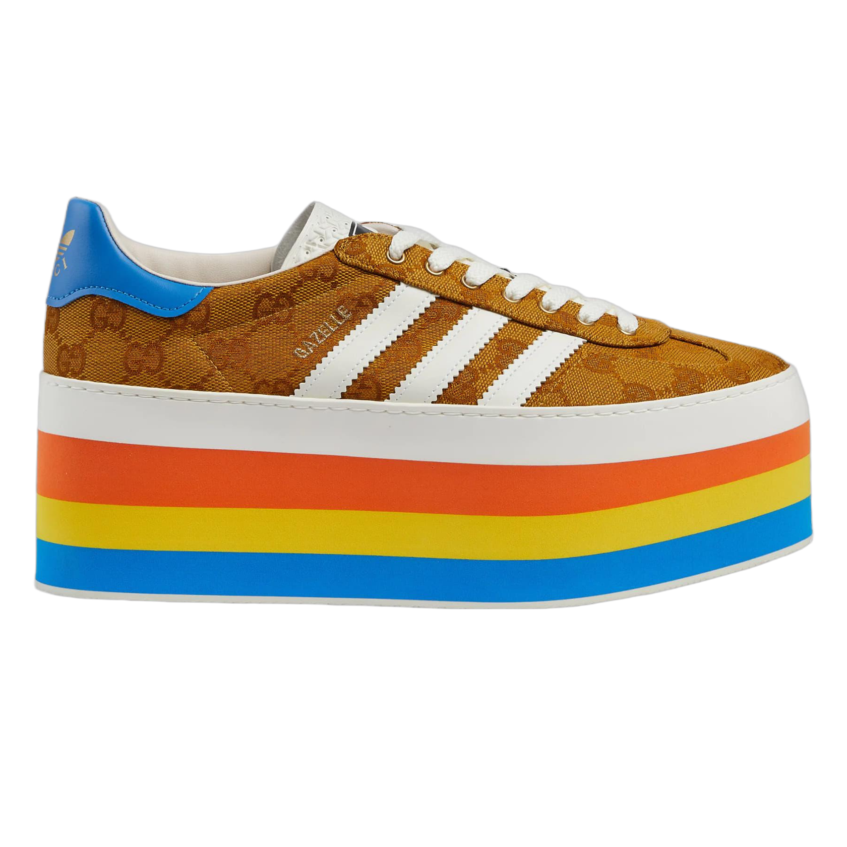 adidas x Gucci Gazelle Original GG Multicolor Platform (W) 707873_UWV20_7163