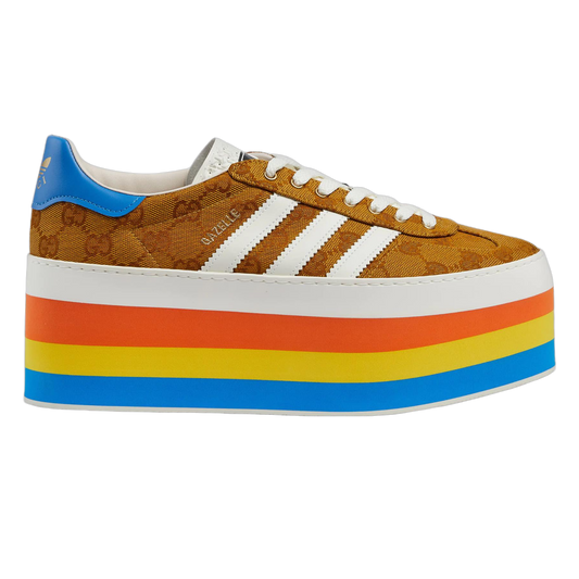 adidas x Gucci Gazelle Original GG Multicolor Platform (W) 707873_UWV20_7163