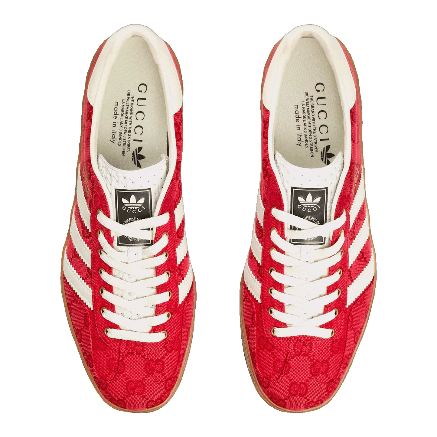 adidas x Gucci Gazelle Original GG Red Oben