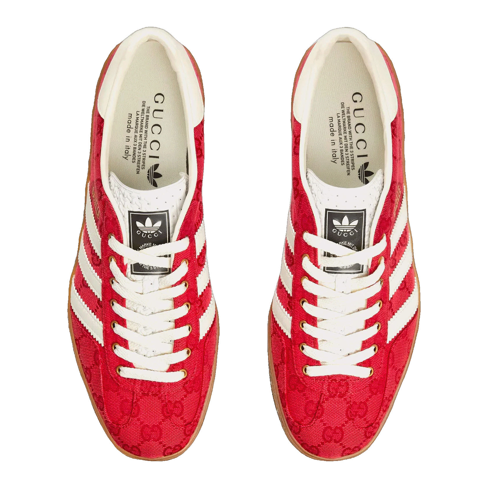 adidas x Gucci Gazelle Original GG Red Oben