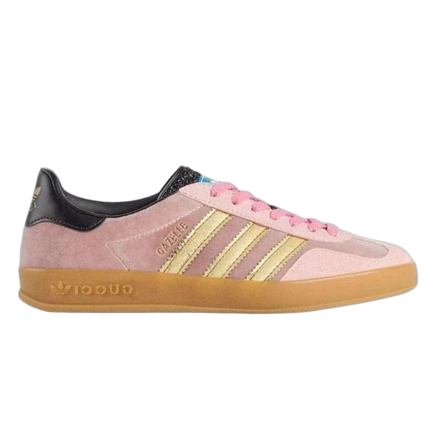 adidas x Gucci Gazelle Pink Velvet (W) 707864 FAAQX 5741