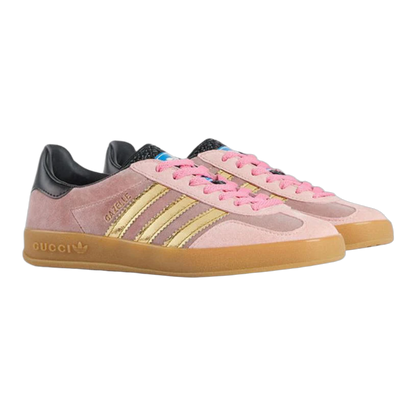 adidas x Gucci Gazelle Pink Velvet (W) Side 707864 FAAQX 5741