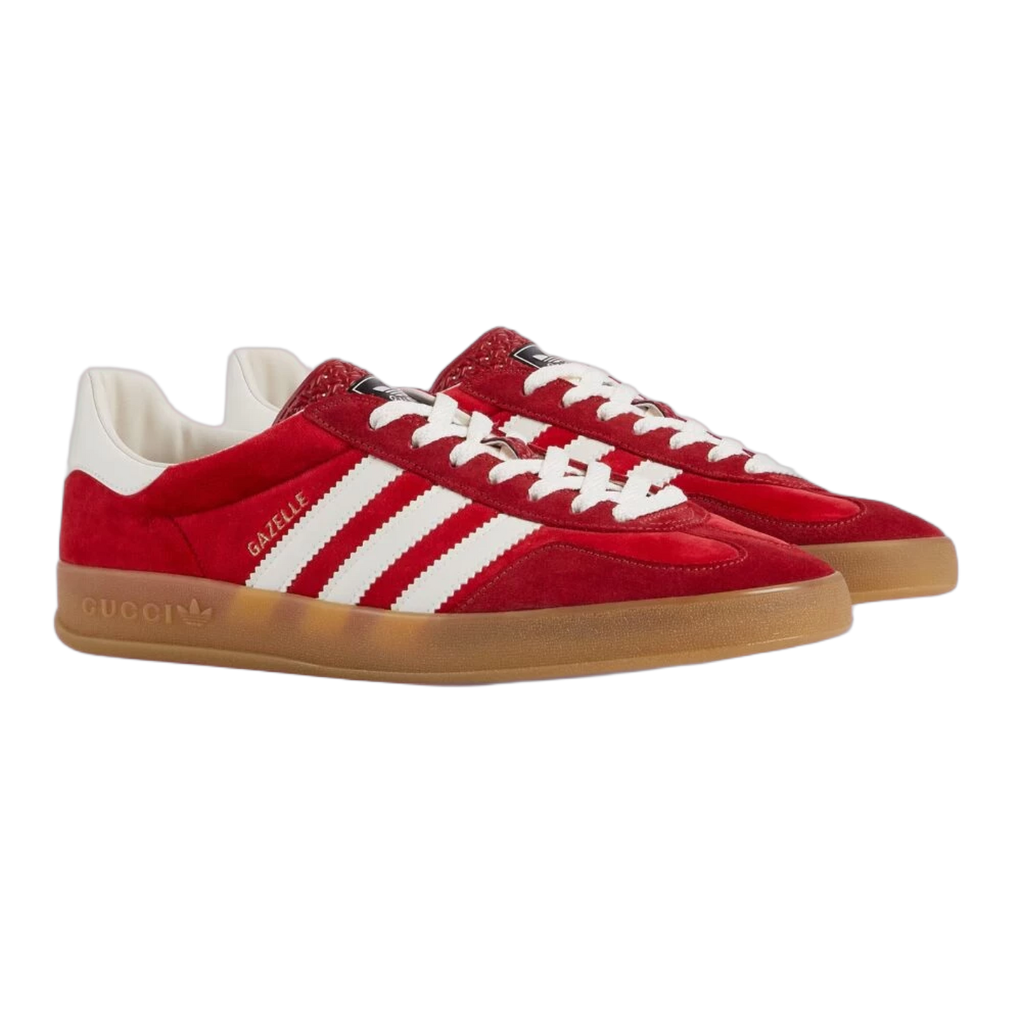 adidas x Gucci Gazelle Red (W) Side 7078649STU06360