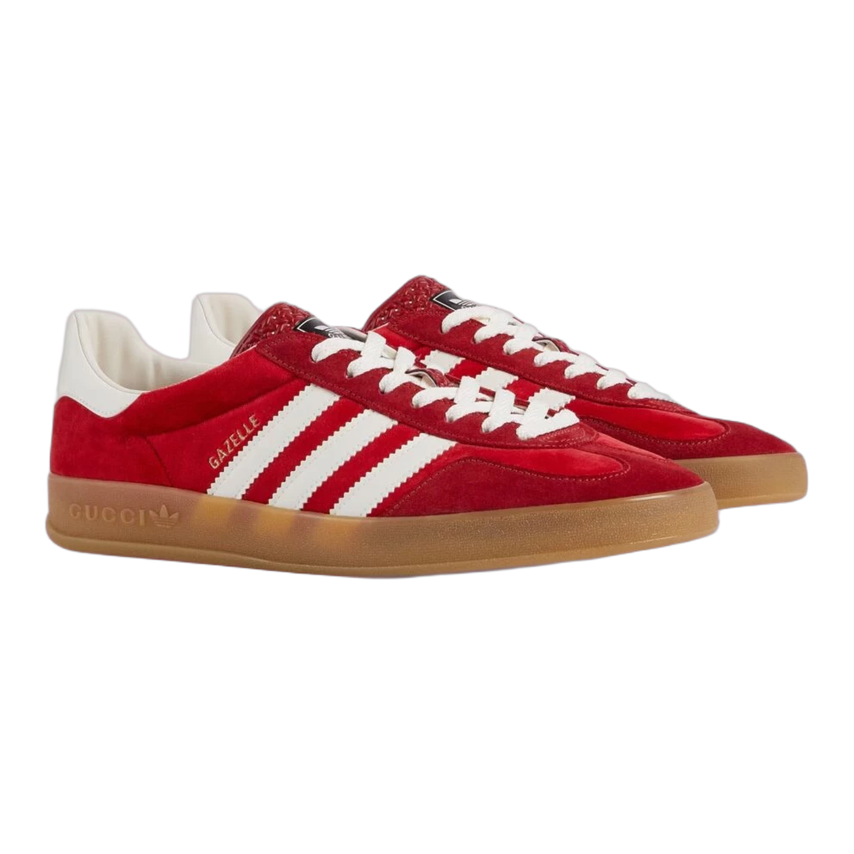 adidas x Gucci Gazelle Red (W) Side 7078649STU06360