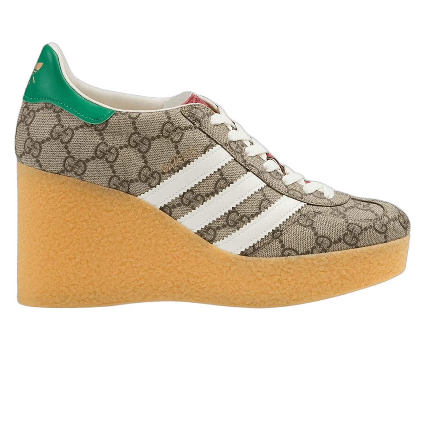 adidas x Gucci Gazelle Wedge Beige GG Monogram (W) 725655 FAAR3 9751
