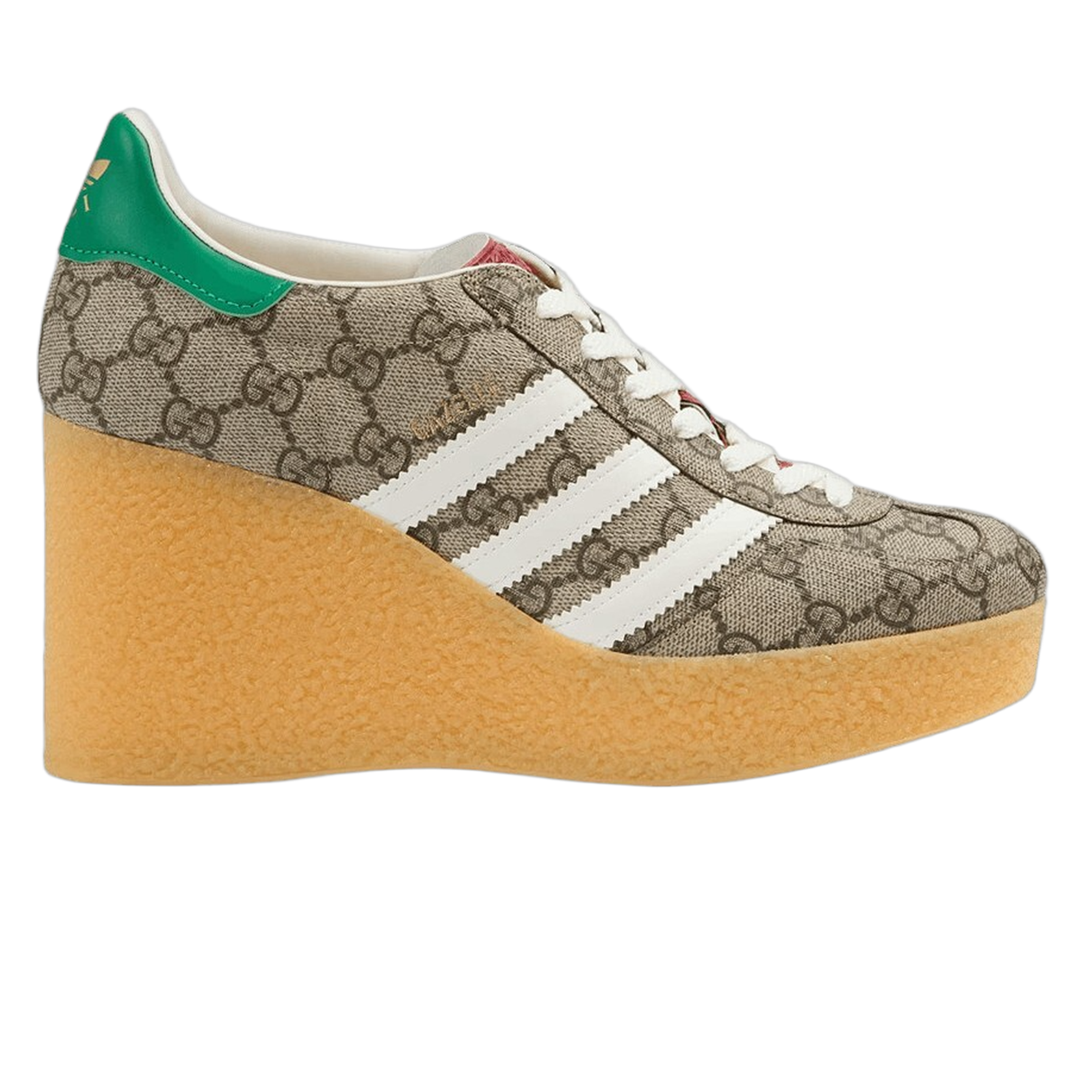 adidas x Gucci Gazelle Wedge Beige GG Monogram (W) 725655 FAAR3 9751