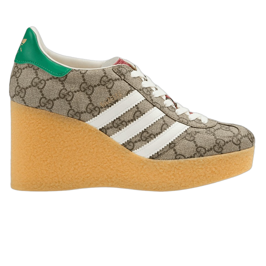 adidas x Gucci Gazelle Wedge Beige GG Monogram (W) 725655 FAAR3 9751