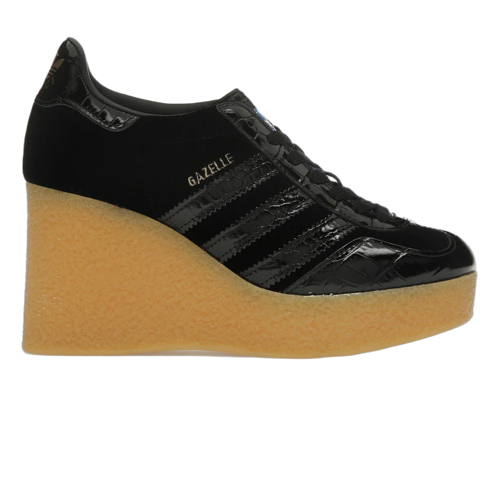 adidas x Gucci Gazelle Wedge Black Croc (W) 725627 FAAXP 1058