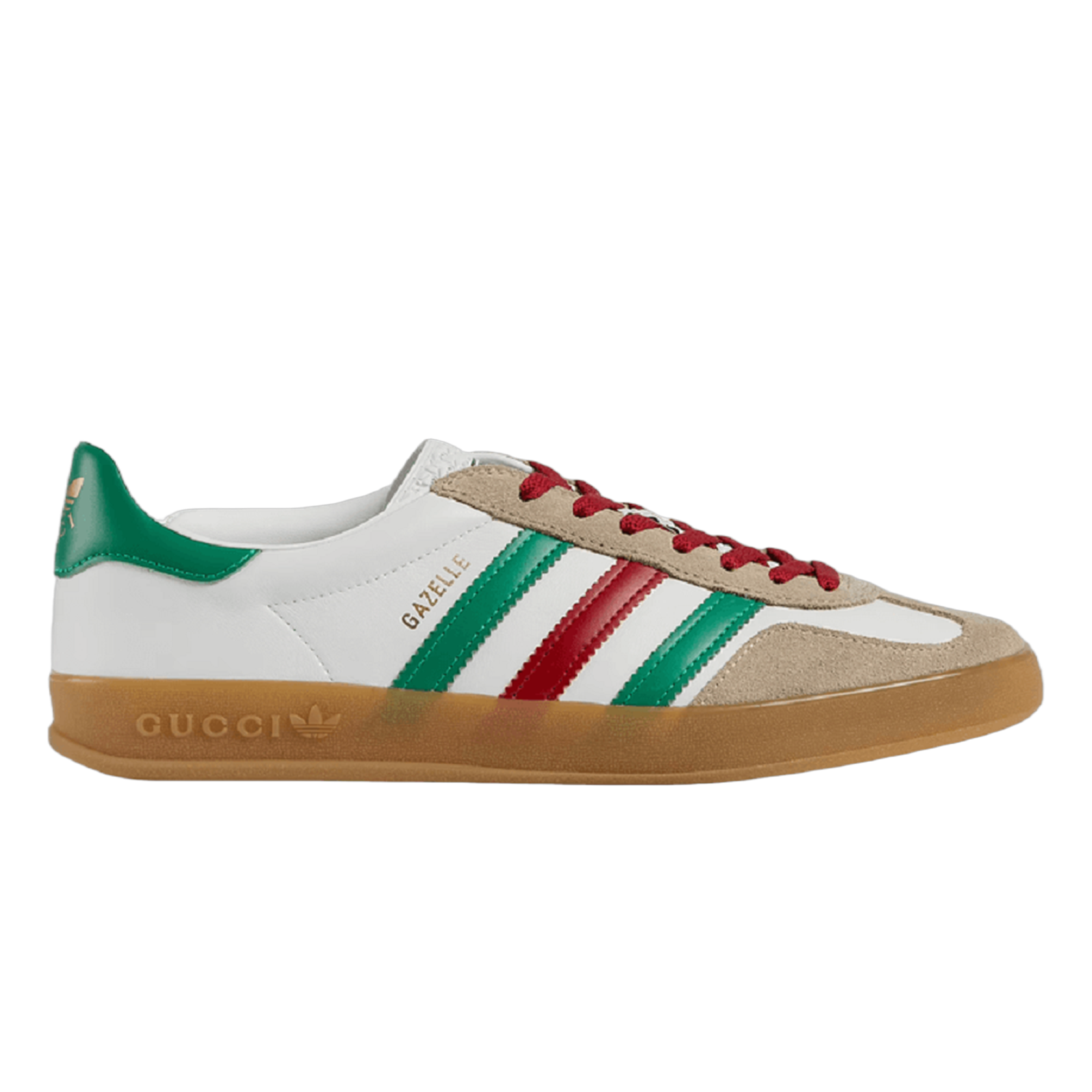 adidas x Gucci Gazelle White Green Red 726487 AAA43 9547