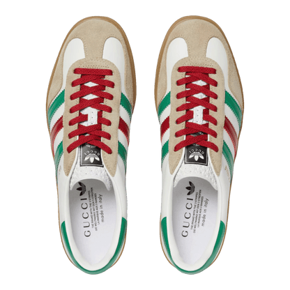 adidas x Gucci Gazelle White Green Red Oben 726487 AAA43 9547