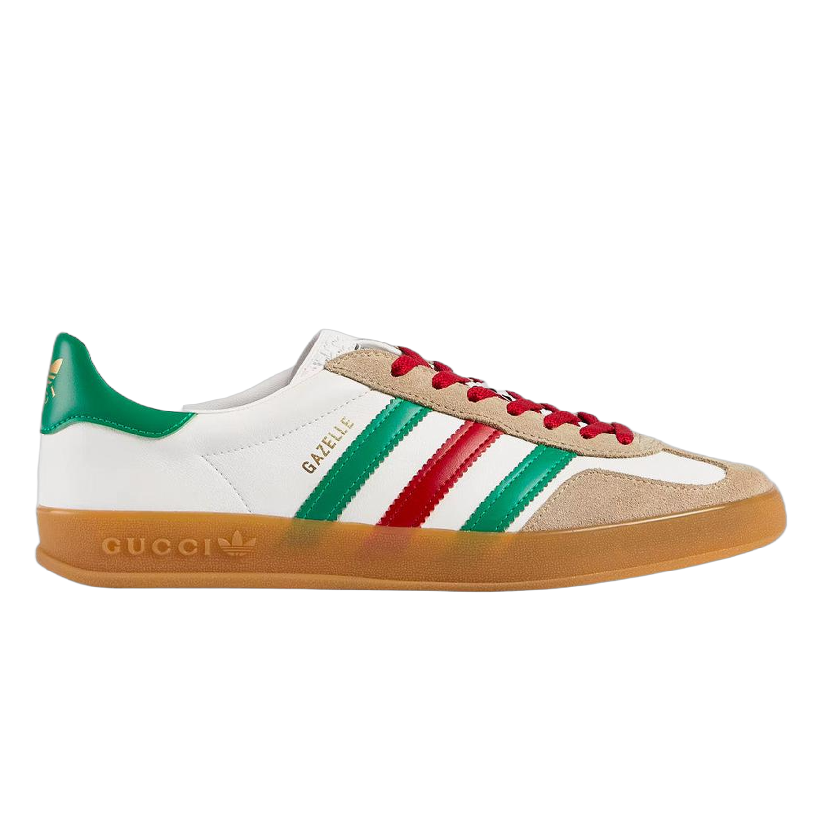 adidas x Gucci Gazelle White Green Red (W) 726488 AAA43 9547