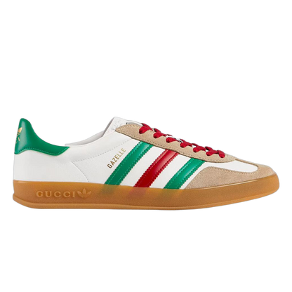 adidas x Gucci Gazelle White Green Red (W) 726488 AAA43 9547