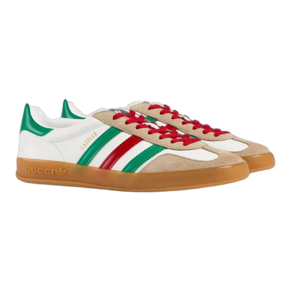 adidas x Gucci Gazelle White Green Red (W) Side