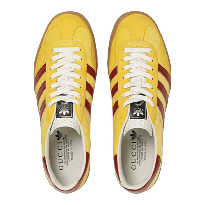 adidas x Gucci Gazelle Yellow Oben 7078489STU07170