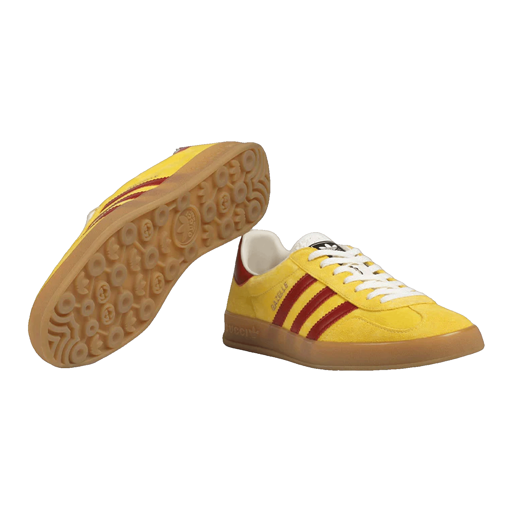 adidas x Gucci Gazelle Yellow Side 7078489STU07170