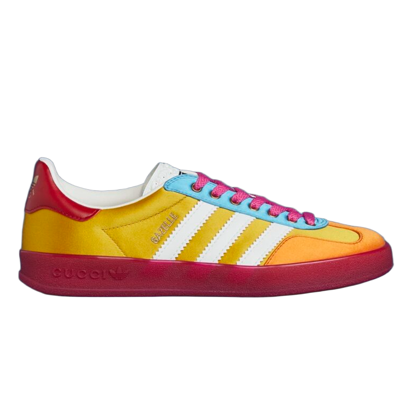 adidas x Gucci Gazelle Yellow White Red (W) HQ7083