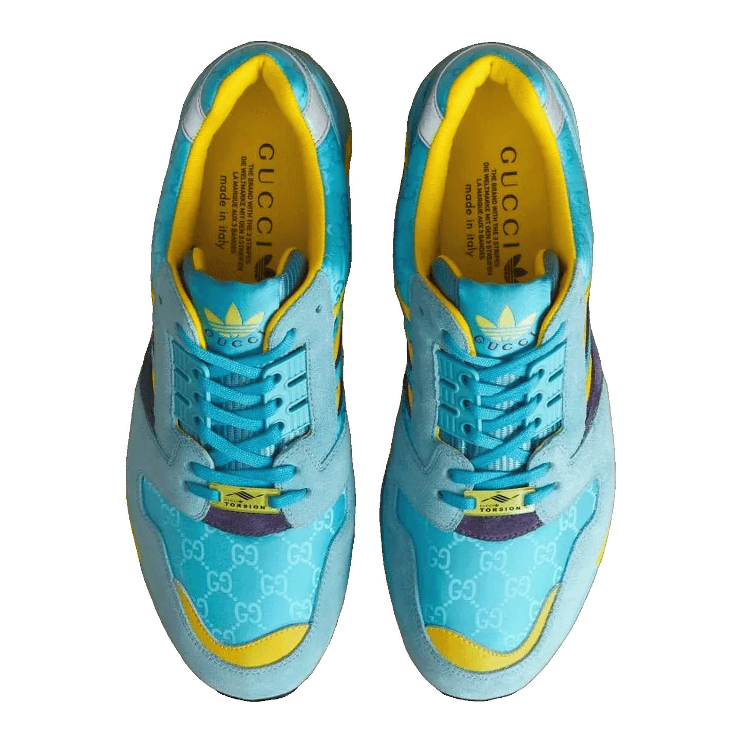 adidas x Gucci ZX 8000 Aqua GG Monogram Oben IE2272
