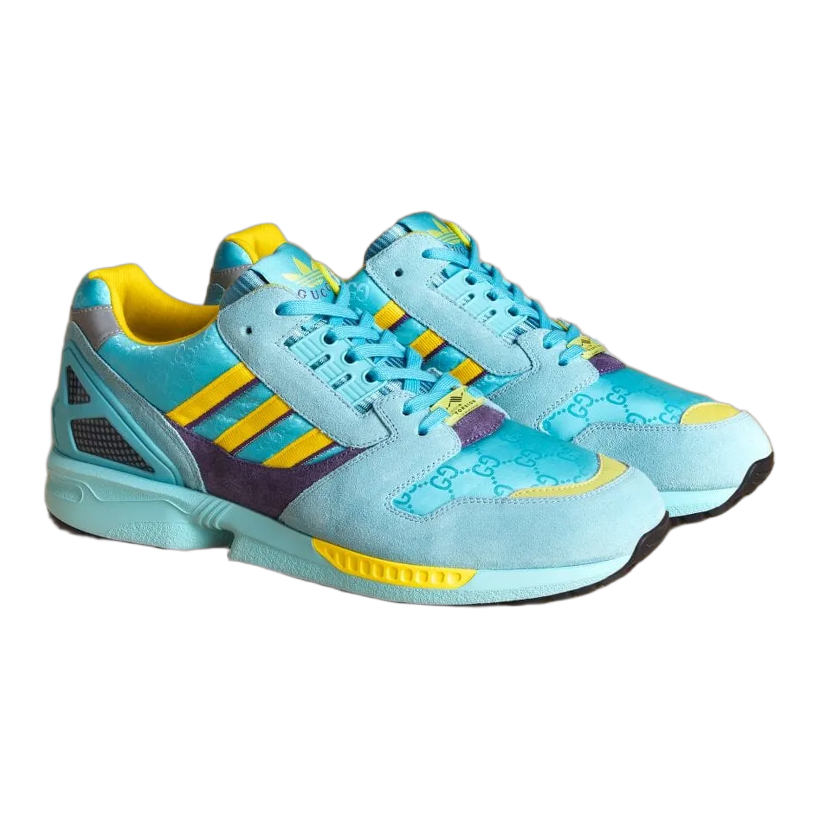 adidas x Gucci ZX 8000 Aqua GG Monogram Side IE2272